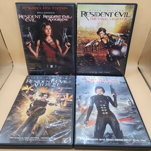 Resident Evil DVD Lot 1, 2, 4, 5, 6 Horror Apocalypse Afterlife Retribution
